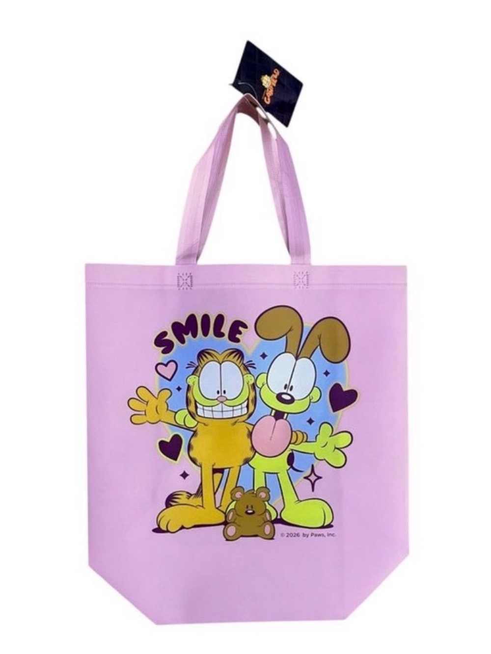 Reusable bags Pink Garfield & Odie